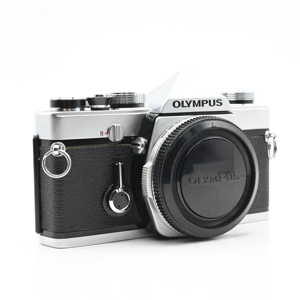 Cuerpo de cámara fotográfica Olympus OM-1 MD SLR cromado OM1 #433