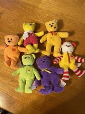 McDonald’s Tennie Bennie Baby Bears Random. Open Not In Bag Very Good Condition