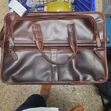 Wilsons Leather Brown Briefcase Messenger Bag...