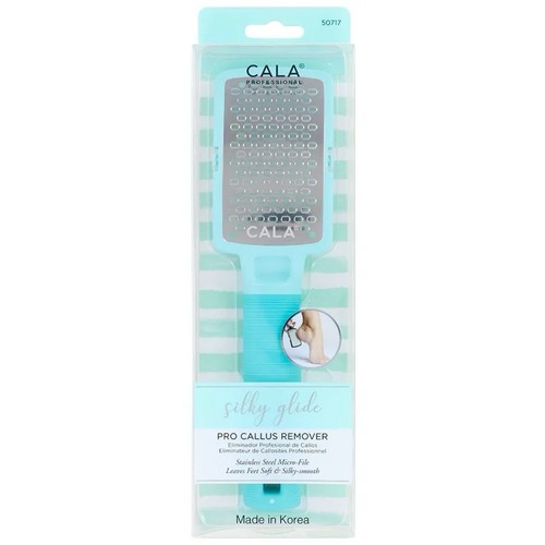 Cala Silky Glide Pro Callus Remover Tool Bright Aqua NIB Brand New In Box - Picture 2 of 2