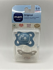 MAM Pacifier 2 Pack Age 0-6 Months Matte Collection Colors of Nature Animals