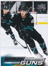 2022-23 Upper Deck #456 Jayden Halbgewachs Young Gun San jose Sharks