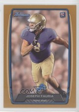 2013 Bowman Gold 15/399 Joseph Fauria #184 gp1