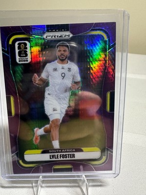 2026 Panini Prizm Fifa World Cup - Lyle Foster #408 Purple Hyper Prizm 001/299