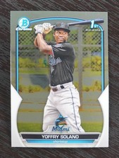 2023 Bowman #BCP-72 Yoffry Solano Chrome Prospects