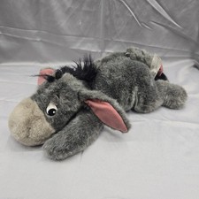 Walt Disney World Eeyore Plush Laying Down Removable Tail 16" Winnie The Pooh