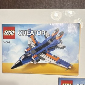 LEGO Creator Thunder Wings 31008 Illustrated Instruction Manual Booklet Multi