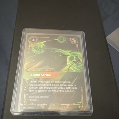League of Legends Master Yi Alpha Strike Action Card UHL 192/219