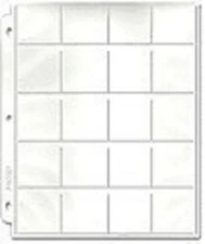 20 - 20 POCKET COIN COLLECTOR PAGES ARCHIVAL SAFE BRAND NEW TOP LOAD