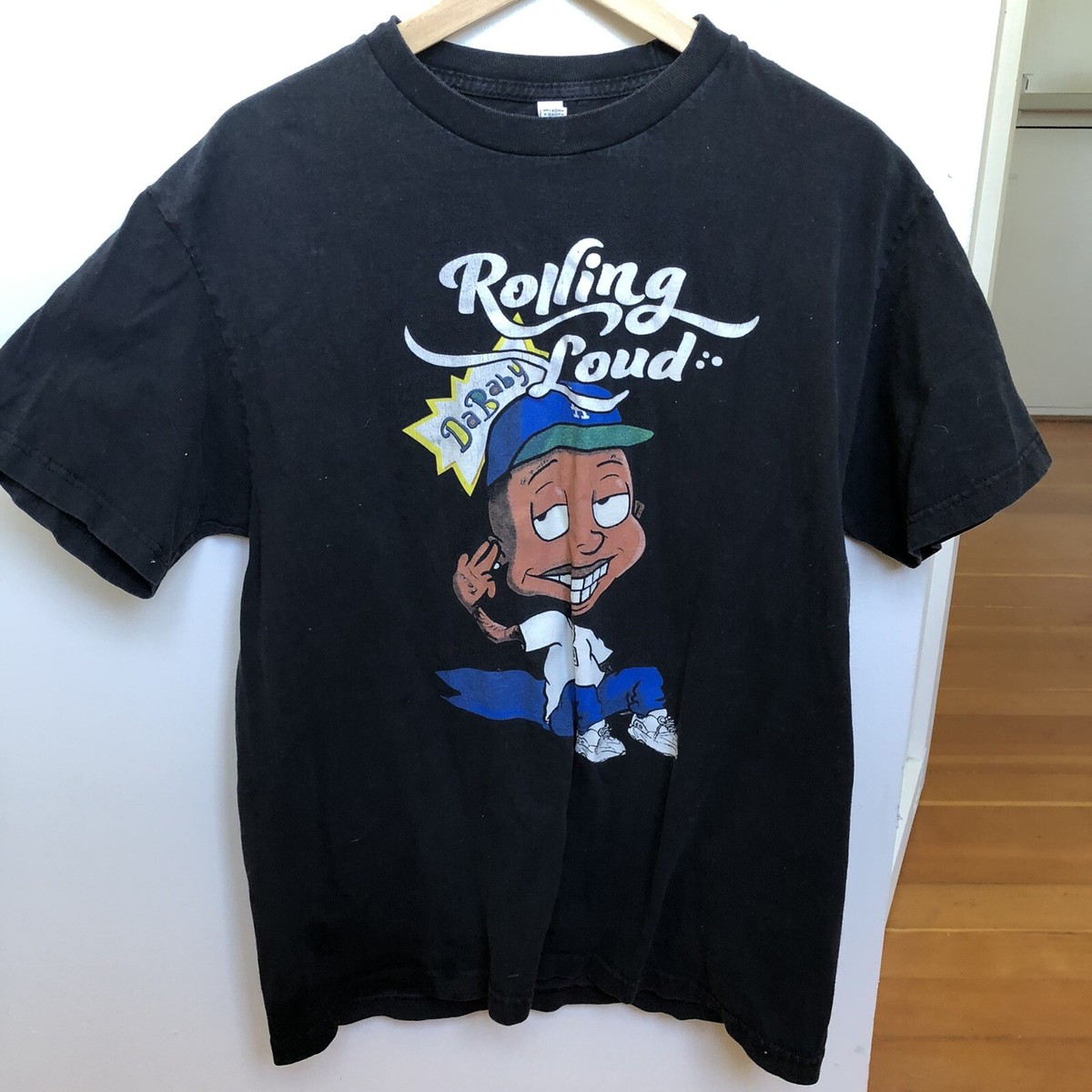 Rolling Loud Los Angeles DA BABY T Shirt Size L Large 2019 RIP