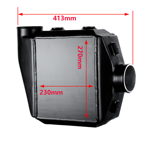 Universal Water to Air Intercooler 230 x 270 x 115mm Core black