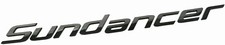 1PC 24 INCH SEA RAY SUNDANCER Boat Emblem Logo Badge 3D Letters Nameplate Black
