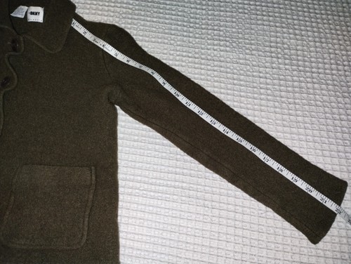Vintage DKNY Classics 100% Wool Girls Coat Size Small - Picture 5 of 6