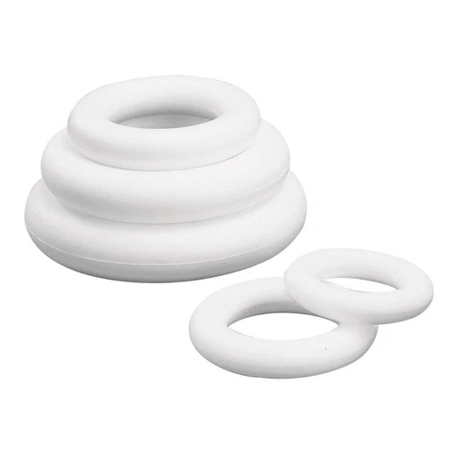 Styrofoam Ring Styrofoam Ring Styrofoam Ring 12-25cm Diameter Choose Rayher
