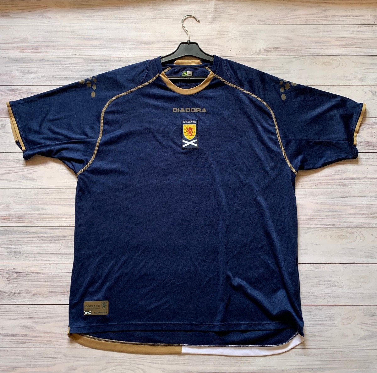 Scotland 2007 2008 Home football shirt jersey Diadora size
