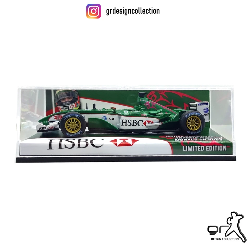 Antonio Pizzonia - Jaguar R4 - F1 Monaco GP 2003 / Altaya - IXO / 1:43 - Immagine 2 di 4