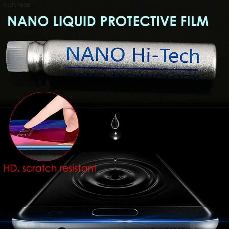 NANO Liquid Glass Hydrophobic Screen Protector 9H Invisible Wipe-On 3D Universal - Image 3 of 4