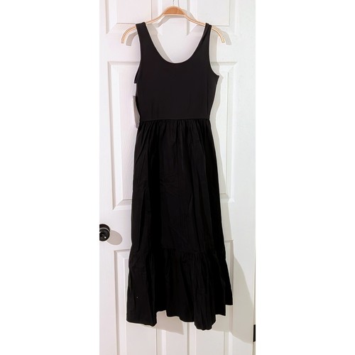 Steve Madden Midi Dress Sleeveless Casual Pockets Tiered Black Dress XS NWT - Bild 8 von 11