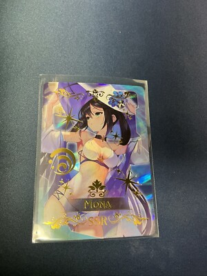   MONA Goddess Story Anime Waifu Card Girl Foil Doujin Holo ACG 