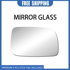 RH Side Mirror Glass Replace Fits 08-11 Toyota Camry Japan Built Convex+Adhesive