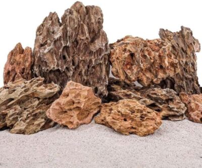 AquaOne Aquarium Natursteine Drachensteine 5kg Mix Gr.S-L Dekoration Dragon
