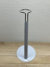 Adjustable White Metal Grip Base 11" Doll Display Stand Stainless Steel Holder