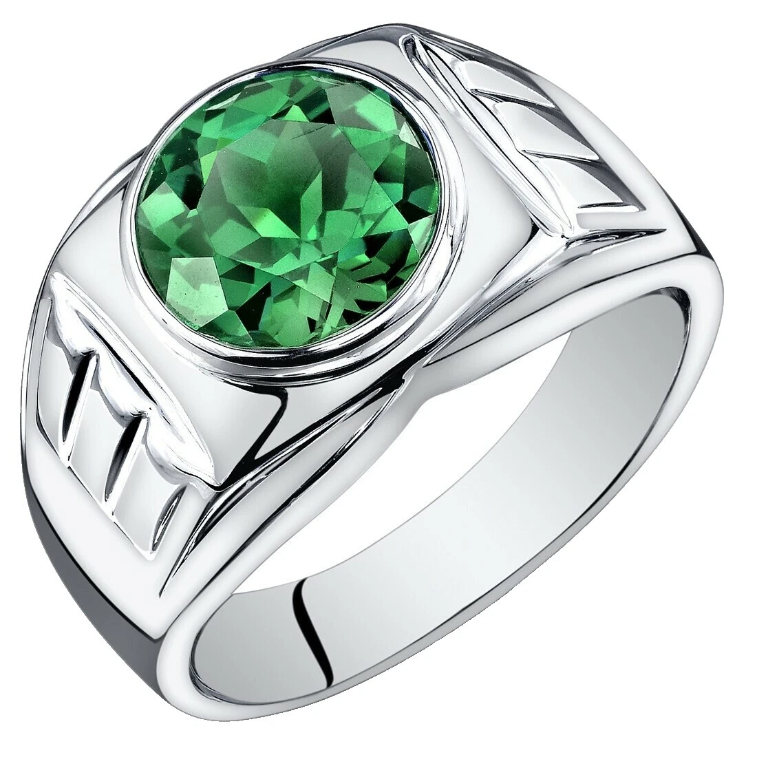 Anillo de 13 Anillos Esmeralda para hombres