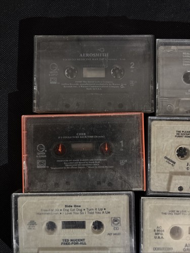 Huge 148 Vintage Cassette Tape Lot 60s-80s Rock Pop All Tested Working - Picture 13 of 20
