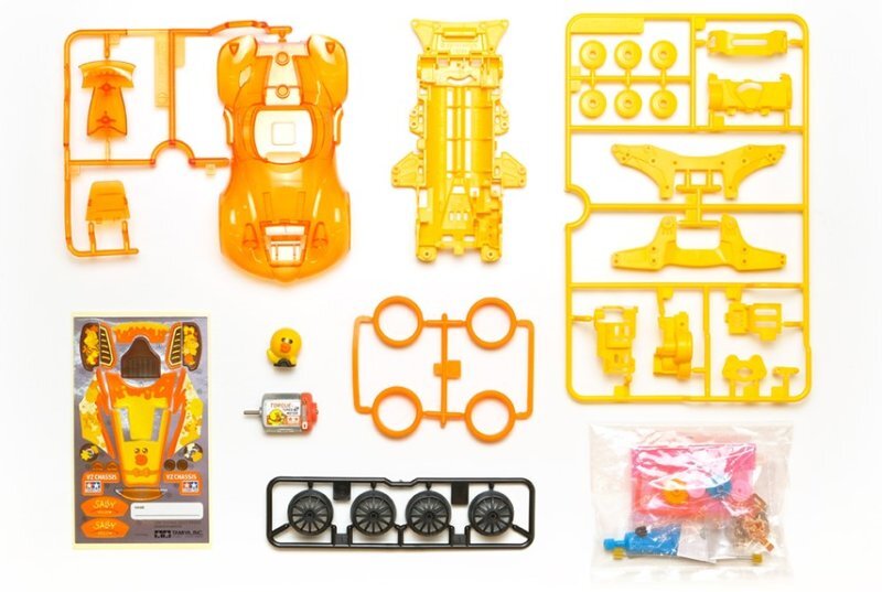 Tamiya 92452 1/32 Mini 4WD Car Kit VZ Chassis Jr Line Friends