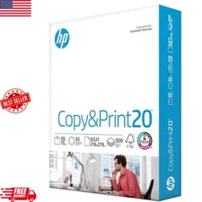 HP Printer Paper 8.5 x 11 Paper Copy &Print 20 lb 1 Ream Case - 500 Sheets