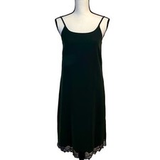 Theory Leisha Dark Olive Slip dress Size 2