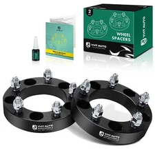 2x 5x5.5" to 5x5.5" Wheel Spacers 1.25" M20x1/2 Studs 108mm for Ford Jeep Dodge