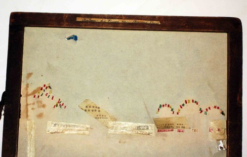 c1820 Wood Framed HAND COLORED PAPER TRANSPARENCY OPTICAL Zograscope View IMAGE - 第 4/7 張圖片