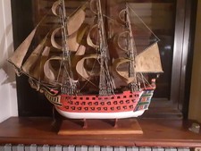 Veliero Galeone In Legno Artigianale  Vecchio Modello