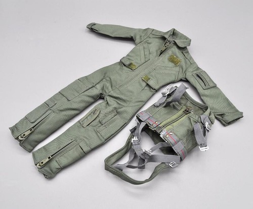 1/6 Maßstab US Air Force Pilot Armee grüner Body + Kampftruhe hängendes Modell - Bild 3 von 11