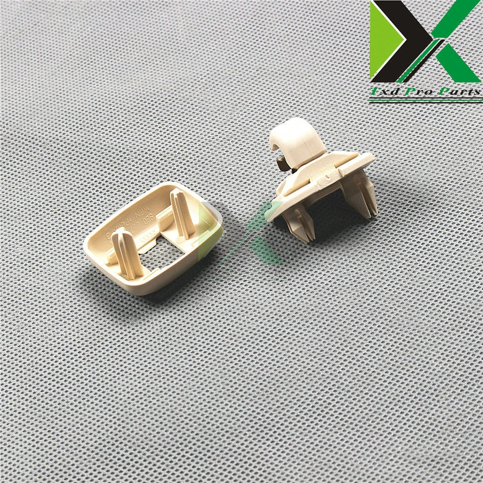 Car Inner Beige Sun Visor Clip For Audi A3 04-16 A4 S4 A5 08-16 Q3 Q5 TT 8E0 857 Foto 4 de 4