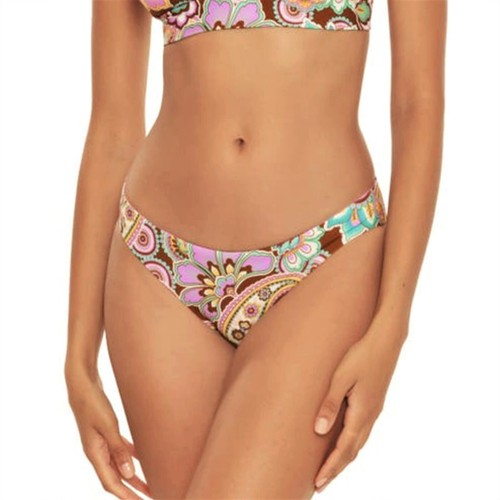 Bikini hipster floreale nuovo con etichette Becca collezione S, M - Foto 15 di 18