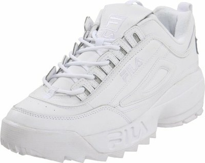 fila disruptor men's white