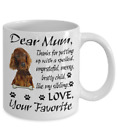 Irish Setter dog,Red Setter,Irish Red Setter,Setter Dog,Irish Setters,Coffee Mug