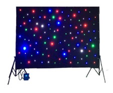 DMX512 RGB 3in1 6x4m LED Drape Mobile Backdrop Light mini controller box