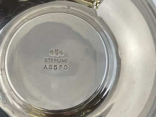 Gorham Sterling Silver Liner & Saucer A5550 A5549 c. 1907 Lenox Demitasse Liner - Picture 19 of 24