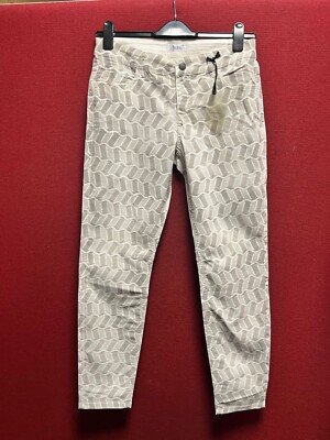 Heine Slim Fit Patterned Jeans UK 16 TD037 FF 13