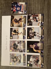 HOCKEY CARDS 2002/03 UPPER DECK FOUNDATIONS. LOT OF 9 CARDS, free ship 