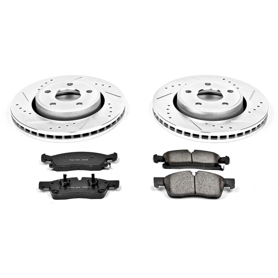 Power Stop 1-Click Z23 Evolution Sport Brake Kit for 11-16 Jeep Grand Cherokee Foto 2 de 2