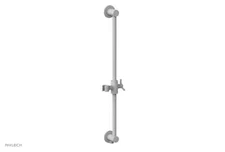 Phylrich 3-559/050 24" Integrated Shower Slide Bar w/ Hose Outlet in SATIN WHITE