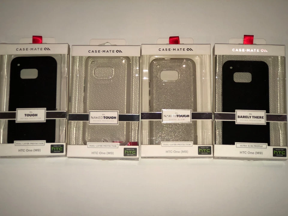 Fundas CaseMate NAKED HARD / APENAS ALLÍ para HTC One M9 - transparentes / negras Foto 3 de 3
