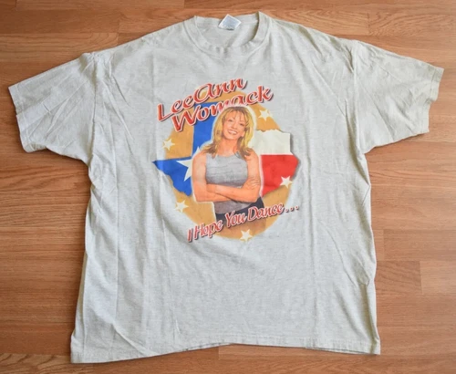 Vintage 2000 Lee Ann Womack Texas LAW Tour Shirt Tee XL Coun 2000s vintage concert t-shirt, vintage, size XL, single stitch, B+ condition