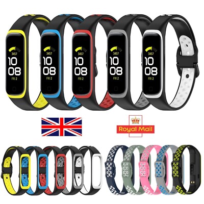 For Samsung Galaxy Fit 2 SM-R220 Wristband Silicone Sports Breathable Band Strap