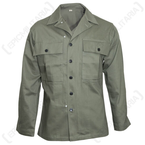 American HBT Jacket - WW2 US Army Military Repro Herringbone Twill New Repro - Zdjęcie 1 z 1