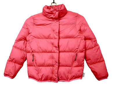 HUNTER ORIGINAL Women's Hooded Puffer Winter Jacket Size Medium Hyper Pink